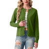 image:imageGRECERELLE Knit Cardigan Sweaters for Women Lightweight 2026 Fall OutfitsDill Green