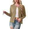 image:imageGRECERELLE Knit Cardigan Sweaters for Women Lightweight 2026 Fall OutfitsKhaki