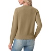 image:imageGRECERELLE Knit Cardigan Sweaters for Women Lightweight 2026 Fall OutfitsKhaki