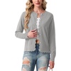 image:imageGRECERELLE Knit Cardigan Sweaters for Women Lightweight 2026 Fall OutfitsLight Gray