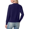 image:imageGRECERELLE Knit Cardigan Sweaters for Women Lightweight 2026 Fall OutfitsNavy Blue