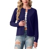image:imageGRECERELLE Knit Cardigan Sweaters for Women Lightweight 2026 Fall OutfitsNavy Blue