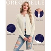 image:imageGRECERELLE Knit Cardigan Sweaters for Women Lightweight 2026 Fall OutfitsOatmeal