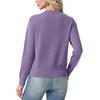 image:imageGRECERELLE Knit Cardigan Sweaters for Women Lightweight 2026 Fall OutfitsPurple Gray