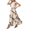 image:imageGRECERELLE Maxi Skirts for Women High Waist Tiered with PocketsGeometric Ribbon