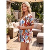 image:imageGRECERELLE Short Sleeve Cardigan for Women Lightweight Summer with Pockets Open Front Casual Beach Cover Ups 2026White Maple
