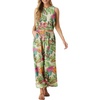 image:imageGRECERELLE Two Piece Sets for Women Summer Crop Top Wide Leg Pants 2026Ac Pineapple Palm