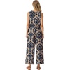 image:imageGRECERELLE Two Piece Sets for Women Summer Crop Top Wide Leg Pants 2026Apricot Blue Flower