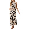 image:imageGRECERELLE Two Piece Sets for Women Summer Crop Top Wide Leg Pants 2026Apricot Ripple