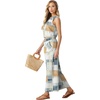 image:imageGRECERELLE Two Piece Sets for Women Summer Crop Top Wide Leg Pants 2026Beige Gray Geometry