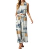 image:imageGRECERELLE Two Piece Sets for Women Summer Crop Top Wide Leg Pants 2026Beige Gray Geometry