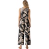 image:imageGRECERELLE Two Piece Sets for Women Summer Crop Top Wide Leg Pants 2026Black Palm Leaf