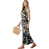 image:imageGRECERELLE Two Piece Sets for Women Summer Crop Top Wide Leg Pants 2026Black White Branch