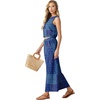 image:imageGRECERELLE Two Piece Sets for Women Summer Crop Top Wide Leg Pants 2026Blue Purple Patch