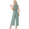 image:imageGRECERELLE Two Piece Sets for Women Summer Crop Top Wide Leg Pants 2026Light Blue
