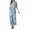 image:imageGRECERELLE Two Piece Sets for Women Summer Crop Top Wide Leg Pants 2026White Banana Leaf