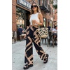 image:imageGRECERELLE Wide Leg Pants for Women Elastic High Waisted Palazzo TrousersBlack Rectangle