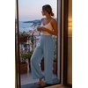 image:imageGRECERELLE Wide Leg Pants for Women Elastic High Waisted Palazzo TrousersHaze Blue