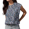 image:imageGRECERELLE Women 2026 Cap Sleeve Tops Summer Casual Tee Shirt Loose Crew Neck Basic Tank Trendy Work Vacation Outfits S2XLBlack Anemone