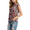 image:imageGRECERELLE Women 2026 Cap Sleeve Tops Summer Casual Tee Shirt Loose Crew Neck Basic Tank Trendy Work Vacation Outfits S2XLBlack Color Hibiscus