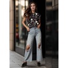 image:imageGRECERELLE Women 2026 Cap Sleeve Tops Summer Casual Tee Shirt Loose Crew Neck Basic Tank Trendy Work Vacation Outfits S2XLBlack Ink Lotus