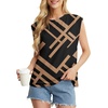 image:imageGRECERELLE Women 2026 Cap Sleeve Tops Summer Casual Tee Shirt Loose Crew Neck Basic Tank Trendy Work Vacation Outfits S2XLBlack Rectangle