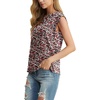 image:imageGRECERELLE Women 2026 Cap Sleeve Tops Summer Casual Tee Shirt Loose Crew Neck Basic Tank Trendy Work Vacation Outfits S2XLBlack Red Floral