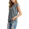 image:imageGRECERELLE Women 2026 Cap Sleeve Tops Summer Casual Tee Shirt Loose Crew Neck Basic Tank Trendy Work Vacation Outfits S2XLBlack White Rose