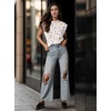 image:imageGRECERELLE Women 2026 Cap Sleeve Tops Summer Casual Tee Shirt Loose Crew Neck Basic Tank Trendy Work Vacation Outfits S2XLDreamy Garden