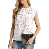 image:imageGRECERELLE Women 2026 Cap Sleeve Tops Summer Casual Tee Shirt Loose Crew Neck Basic Tank Trendy Work Vacation Outfits S2XLDreamy Garden