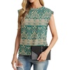 image:imageGRECERELLE Women 2026 Cap Sleeve Tops Summer Casual Tee Shirt Loose Crew Neck Basic Tank Trendy Work Vacation Outfits S2XLGreen Khaki