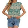 image:imageGRECERELLE Women 2026 Cap Sleeve Tops Summer Casual Tee Shirt Loose Crew Neck Basic Tank Trendy Work Vacation Outfits S2XLGreen Khaki