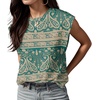 image:imageGRECERELLE Women 2026 Cap Sleeve Tops Summer Casual Tee Shirt Loose Crew Neck Basic Tank Trendy Work Vacation Outfits S2XLGreen Khaki