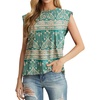 image:imageGRECERELLE Women 2026 Cap Sleeve Tops Summer Casual Tee Shirt Loose Crew Neck Basic Tank Trendy Work Vacation Outfits S2XLGreen Khaki