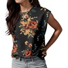 image:imageGRECERELLE Women 2026 Cap Sleeve Tops Summer Casual Tee Shirt Loose Crew Neck Basic Tank Trendy Work Vacation Outfits S2XLRed Brown Black