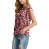 image:imageGRECERELLE Women 2026 Cap Sleeve Tops Summer Casual Tee Shirt Loose Crew Neck Basic Tank Trendy Work Vacation Outfits S2XLRed Sunflower