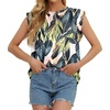 image:imageGRECERELLE Women 2026 Cap Sleeve Tops Summer Casual Tee Shirt Loose Crew Neck Basic Tank Trendy Work Vacation Outfits S2XLWhite Monotherapy