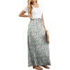 image:imageGRECERELLE Women Summer Casual Maxi Long Dress Short Sleeve Crew Neck with Pockets Size S3XLLily Green