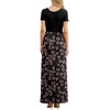 image:imageGRECERELLE Women Summer Casual Maxi Long Dress Short Sleeve Crew Neck with Pockets Size S3XLMantian March Red