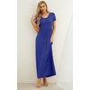 image:imageGRECERELLE Women Summer Casual Maxi Long Dress Short Sleeve Crew Neck with Pockets Size S3XLRoyal Blue