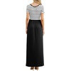 image:imageGRECERELLE Women Summer Casual Maxi Long Dress Short Sleeve Crew Neck with Pockets Size S3XLWhite Striped