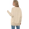 image:imageGRECERELLE Womens 2025 Fall Cardigan Sweaters Oversized Open Front Button Knit Outwear Coats with PocketsApricot