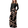 image:imageGRECERELLE Womens Casual Long Sleeve Maxi Dresses with Pockets Crew Neck Soft Stretchy Flowy Fall Dress for Work ChurchBlack Rectangle