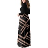image:imageGRECERELLE Womens Casual Long Sleeve Maxi Dresses with Pockets Crew Neck Soft Stretchy Flowy Fall Dress for Work ChurchBlack Rectangle