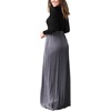 image:imageGRECERELLE Womens Casual Long Sleeve Maxi Dresses with Pockets Crew Neck Soft Stretchy Flowy Fall Dress for Work ChurchBlack Wh Houndstooth