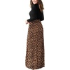 image:imageGRECERELLE Womens Casual Long Sleeve Maxi Dresses with Pockets Crew Neck Soft Stretchy Flowy Fall Dress for Work ChurchKhaki Love