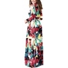 image:imageGRECERELLE Womens Casual Long Sleeve Maxi Dresses with Pockets Crew Neck Soft Stretchy Flowy Fall Dress for Work ChurchWhite Ink Red