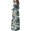 image:imageGRECERELLE Womens Casual Long Sleeve Maxi Dresses with Pockets Crew Neck Soft Stretchy Flowy Fall Dress for Work ChurchWhite Monotherapy