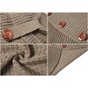 image:imageGRECERELLE Womens Fall Chunky Turtleneck Long Sleeve Asymmetric Hem Loose Knit Pullover Sweaters Tops S2XLAkhaki