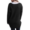 image:imageGRECERELLE Womens Fall Winter Long Sleeve Cardigans Sweater with Pockets02 Black